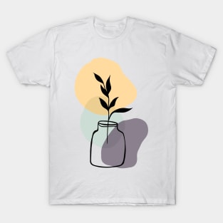 Abstract flower vase T-Shirt